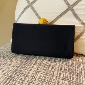 Navy Vintage Clutch Purse